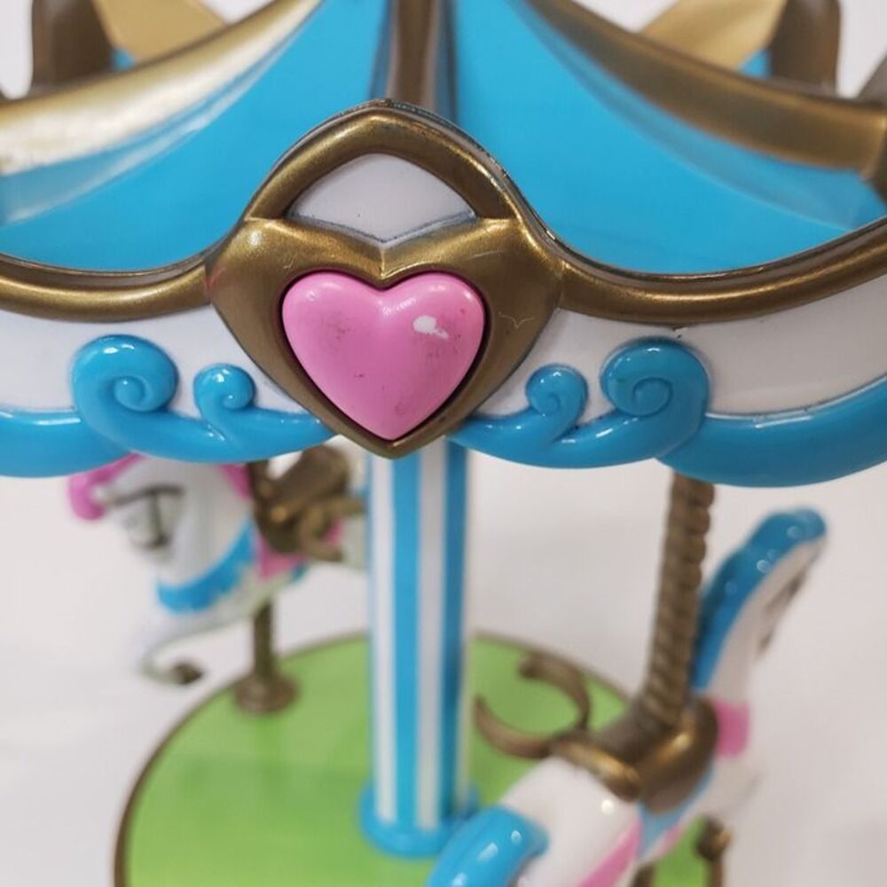 Disney Sleeping Beauty Blue Spinning Doll Carousel Toy Playset - Picture 6 of 9